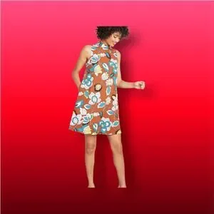 modcloth brown dress Kate Satin Custom Maternity Photoshoot Gowns main image 1
